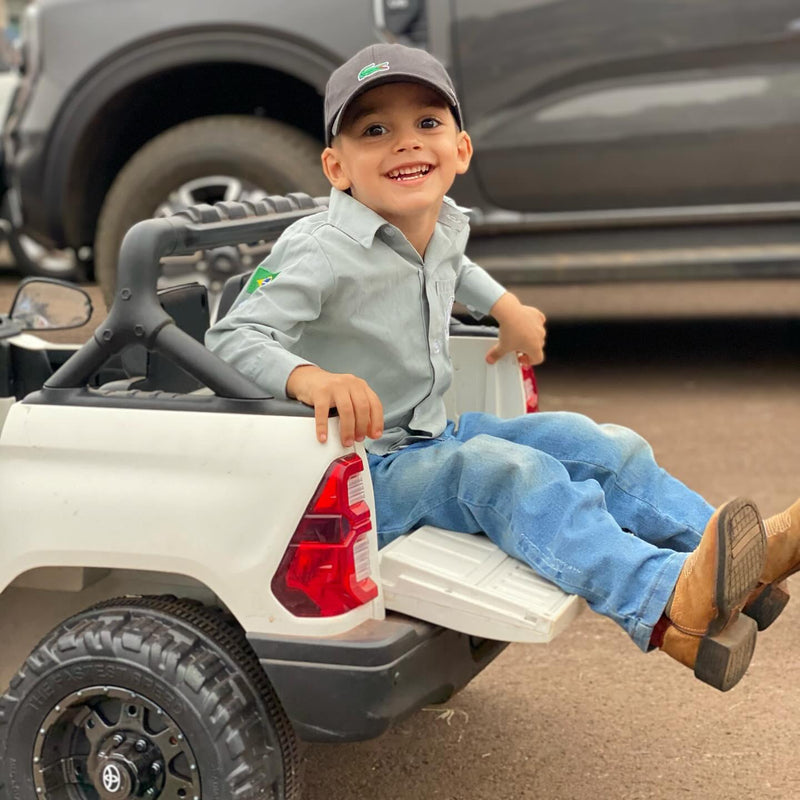 Caminhonete Elétrica Infantil Off-Road Hilux - Carro Elétrico Infantil 